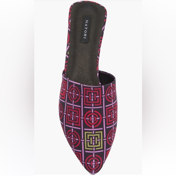 NATORI pointed toe satin mule - Picture 5 of 7